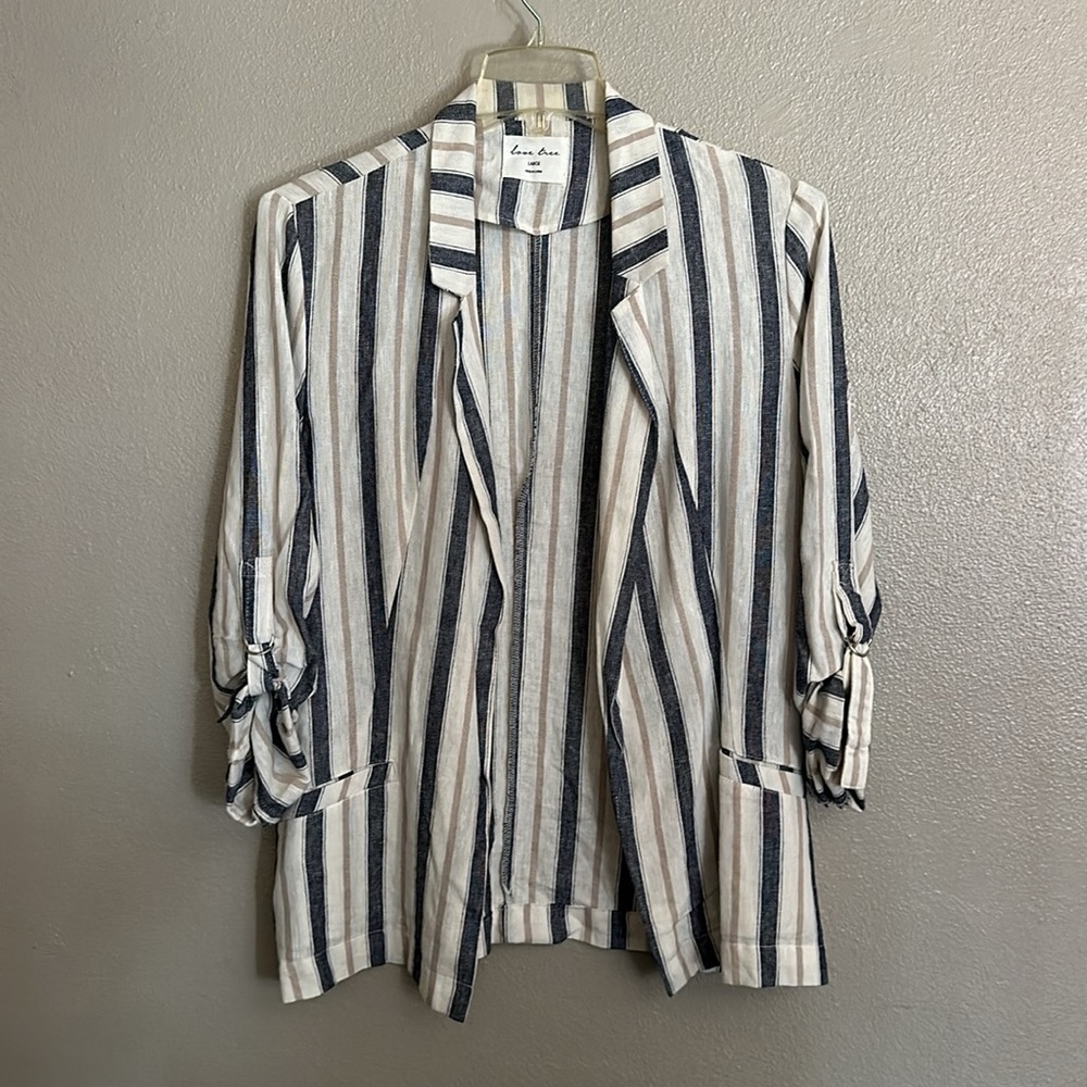 Striped blazer